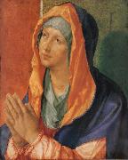 Albrecht Durer The Virgin in Prayer Germany oil painting artist
